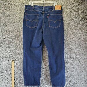 Levis Jeans Mens 38x30 Blue 550 Relaxed Fit Denim Straight Leg Classic
